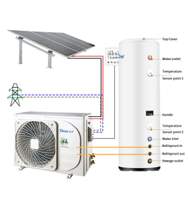 DEYE DGA2-ACDCBLW-12K 18K 24K Hybrid ACDC <strong>Solar</strong> Air Water Heater High Pressure <strong>Solar</strong> Power Fuel OEM <strong>Application</strong> - Product Image 2