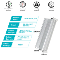 TBW-UV650-H 650W Driver LED UV AC-DC à large sélection de tension de sortie, vente en gros directe usine