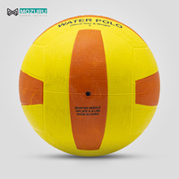 MOZURU Balle de water-polo en caoutchouc de haute qualité, taille 3, taille 4, taille 5, pour l'entraînement.