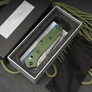 Cuchillo Plegable Osborne BM940 Industrial Classic Smooth S30V con Mango de Aleación de Aluminio para Supervivencia, Entrenamiento, Camping, Bricolaje, OEM - Product Image 3