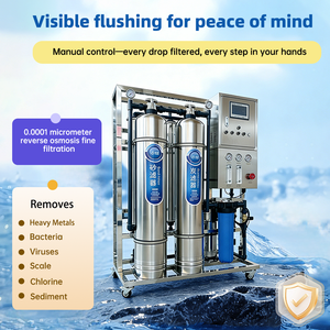 Système de filtration par osmose inverse industriel/commercial de 0,25 tonne/heure pour la purification de l'eau potable - Product Image 1