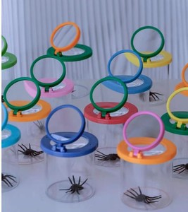 Offre Spéciale : Boîte à Insectes en Plastique avec <span class=keywords><strong>Loupe</strong></span> Transparente 3x6x – Jouet Éducatif Scientifique pour Enfants - Product Image 5
