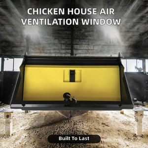Fenêtre de ventilation réglable pour poulailler avec <span class=keywords><strong>entrée</strong></span> <span class=keywords><strong>d</strong></span>'<span class=keywords><strong>air</strong></span> à contrepoids pour élevage de poulets de chair - Product Image 4