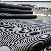 Tuyau ondulé HDPE DN800mm pour système de drainage souterrain