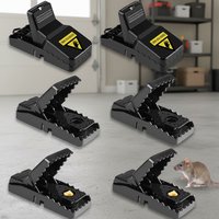 K229 Pièges à mouches jetables écologiques, rapides et efficaces, en ABS hygiénique, pour usage intérieur, attrape-rongeurs de petite taille, adapté aux animaux domestiques et aux zones pulvérisées