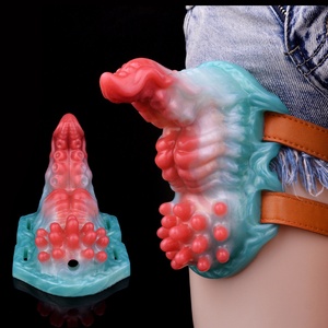 Dildo de silicona de fantasía al por mayor de fábrica, dildo eyaculador para masturbación femenina - Product Image 4