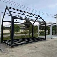 Maison conteneur modulaire préfabriquée de luxe de 20 pieds avec panneaux sandwich, conception respirante, solutions modernes pour cuisine et salle de bain de ferme