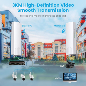 Ngoài trời không dây cầu Long Range Wifi CPE/CẦU/Router/Repeater/truy cập 5.8Ghz 3km <span class=keywords><strong>Point</strong></span> PoE cho ip camer - Product Image 2