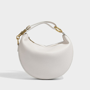 <span class=keywords><strong>Borse</strong></span> firmate mezza luna con manico in pelle sintetica classica borsa da viaggio in pelle <span class=keywords><strong>di</strong></span> <span class=keywords><strong>prima</strong></span> <span class=keywords><strong>classe</strong></span> da donna rossa <span class=keywords><strong>di</strong></span> lusso rotonda Hobo borsa - Product Image 5