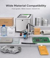 Impresora de Inyección de Tinta para Inspección de Visión Industrial, Codificador TIJ para Botellas, Bolsas de Plástico, Cajas, Máquina de Impresión de Códigos