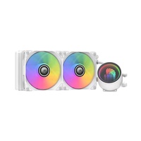 Refroidisseur d'eau Ruiquan Custom 240 AIo avec LED, dissipateur thermique en cuivre, roulement à billes pour PC gaming, 23dBA