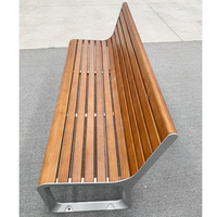 Pieds en alliage d'aluminium en fonte pour jardin, banc commercial en bois, chaise de loisirs