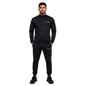 Men's Plus Size Casual Breathable Eco-Friendly Lightweight Quick Dry Performance Training Tracksuit Full Zip <b>Track</b> <b>Jacket</b> - Product Image 1