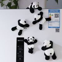 Peluche animal de réfrigérateur magnétique panda mignon