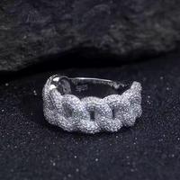 Bague de luxe en argent sterling 925 avec moissanite et diamant de laboratoire pour fiançailles, mariage et anniversaire