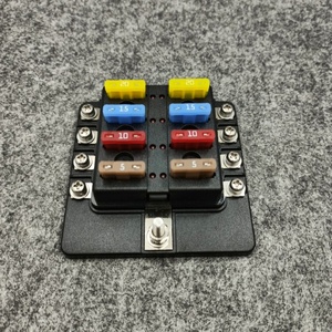 Porte-fusibles 8 voies/12 voies, bloc de fusibles à lame ATC/ATO avec voyants LED individuels, fusibles assortis, bornes de terre - Product Image 4