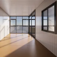 Maisons Modulaires de Luxe Prêtes à l'Emploi avec Salles de Bain, Conteneurs Préfabriqués de 20 et 40 Pieds, Maisons Conteneurs en Bois à Énergie Solaire