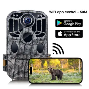 Hiicam Nachtsicht Infrarot Wildlife Outdoor Sicherheits überwachung 2.7K Thermal Wireless Wifi Trail Jagd kamera