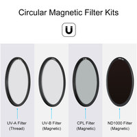 Filtre d'objectif photo magnétique 77 mm GiAi Focus pour UV, CPL, ND, et effet de brouillard