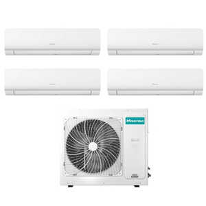 Hisense Quadri Split Inverter Aire acondicionado NEW ENERGY series 7 + 7 + 9 + 18 con 4AMW81U4RAA Wi-Fi integrado 7000 + 7000 + 9000 + + 1 a la vez - Product Image 3