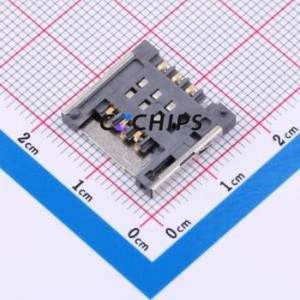 C7022-03 SIM Card Connector SMD Connector ( Body Max Height: 2.62mm )( Operating Temperature: -40℃~+85℃ ) - Product Image 2