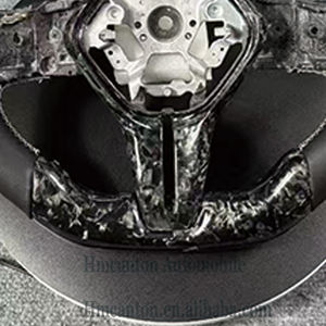 Quality Wholesale Forged Carbon Fiber Smooth Leather Grip Steering <b>Wheel</b> with for Infiniti Q50 Car Steering <b>Wheel</b> - Product Image 6