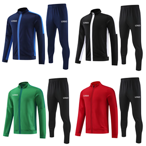 Tuta da Allenamento da Uomo 2024 Qualità Thailandese all'Ingrosso per Tutte le Squadre di Calcio a Maniche Lunghe <span class=keywords><strong>Giacca</strong></span> da Calcio - Product Image 1