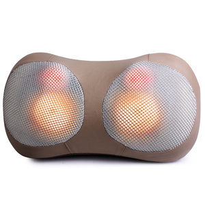 Almohada de Masaje Eléctrico para Cuello y Espalda, con Calor <span class=keywords><strong>Shiatsu</strong></span>, 2 Niveles de Intensidad, Control Manual con Cable, para el Cuerpo, Éxito de Ventas en Amazon - Product Image 3