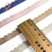 Bande élastique picot en nylon de 10 mm de haute qualité, écologique, douce et agréable pour la peau, avec bord festonné, pour soutien-gorge et sous-vêtements
