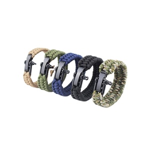 Di sopravvivenza di campeggio <span class=keywords><strong>paracord</strong></span> kit di sopravvivenza braccialetto - Product Image 1