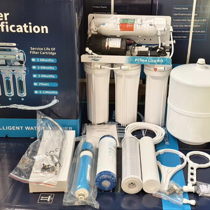 Système <span class=keywords><strong>de</strong></span> purification d'<span class=keywords><strong>eau</strong></span> par osmose inverse à 5 étapes, design fin et installation facile, pour usage domestique, filtration RO pour une <span class=keywords><strong>eau</strong></span> propre - Product Image 1