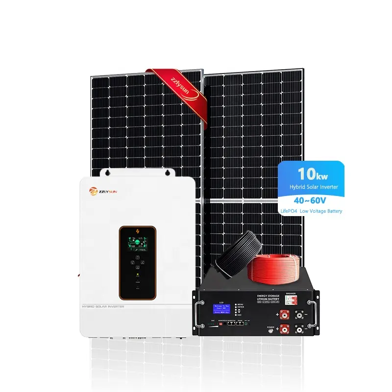 Portatile generatore solare 6-10Kw sistema Off-Grid solare con Ups batteria per pannello solare Power Station
