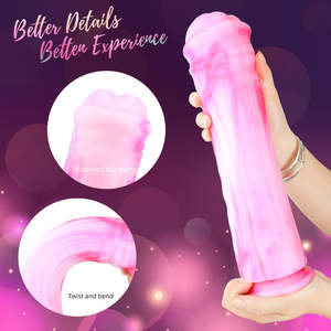 Dikke lange gigantische paarden anaalplug met sterke zuignap, 100% waterdicht, 0,5 kg, kleurrijk dierenmonster thema - Product Image 2