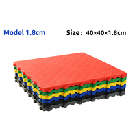 18 mm Dicke Industrielle PVC & PP Bodenbeläge Starre Modulare Farbige Verbund-Garagen-Dielen Abriebfest Rutschfest Klicksystem