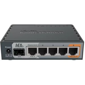 Bộ định tuyến gốc Hex S Mikrotik rb760igs 5 cổng Gigabit Ethernet OS L4 rb760igs - Product Image 1