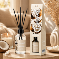OEM ODM 100ML Rietdiffuser Set, Aangepaste Geur Olie met Rietenstokjes voor Importeurs en Cadeauhandelaren
