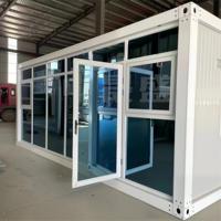 Maison préfabriquée à montage rapide, mobile, en kit, compacte, détachable et pliable, type conteneur, pour l'extérieur