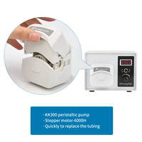 Pompe péristaltique DIP-KK300 à 4 rotors, 0-300 ml/min, remplacement rapide du tube, moteur pas à pas, vitesse réglable intelligente, pompe de dosage de laboratoire