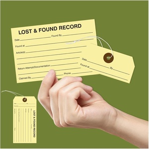 Étiquettes personnalisées de signalisation couleur pour objets perdus <span class=keywords><strong>et</strong></span> retrouvés, couleurs assorties, pour aéroports, musées, bureaux d'entreprise <span class=keywords><strong>et</strong></span> organisation - Product Image 2
