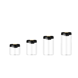 Barattolo in <span class=keywords><strong>Vetro</strong></span> <span class=keywords><strong>Sottovuoto</strong></span> per Chicchi di Caffè, Contenitore con Sistema Push-to-Vent per Tè, Frutta Secca ed Erbe (Antiumidità) - Product Image 5