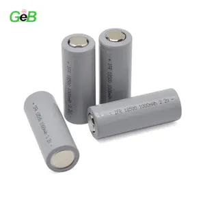 Batterie rechargeable de bonne qualité, modèle IFR18500, lifepo4, 1000mah, 3.2v, batterie 1200mah, vente en gros