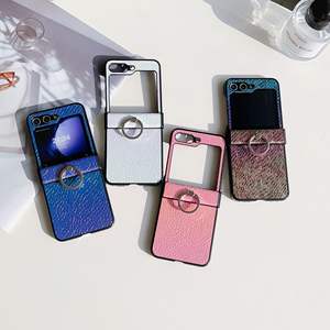 Étui de téléphone en cuir pliable à coutures pour Zflip4, motif serpent progressif en <span class=keywords><strong>PC</strong></span>, adapté à la protection 5 - Product Image 4