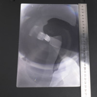Feuille grossissante Taille 245x170mm Lentille de Fresnel en PVC pleine page Loupe de lecture en plastique