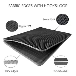 Mới đến hai lớp đa chức năng vật nuôi pad silicon mèo Mat mèo claw Pad Chuột vật nuôi làm sạch và tắm - Product Image 4