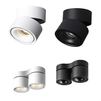 Spot lumineux LED pliable avec technologie COB, montage en Surface, luminaire de plafond, éclairage d'intérieur, 5/7/9/12/15W