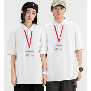 Camiseta Unisex de Manga Corta, Tejido de Doble Hilo, 100% Algodón, 250GSM, Cuello Redondo, Hombros Caídos, Transpirable, para Hombre - Product Image 2