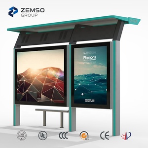 Parada de Autobús Inteligente de Aluminio para Exteriores con Pantalla LCD, Publicidad Digital, APIs e Integraciones - Product Image 4