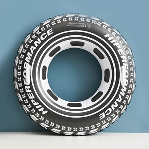 Qilang Tire Swimming Ring 100cm Inflatable Float For Kids And Adults Amusement Park Equipment - Product Image 1