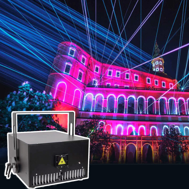 Pro IP65 Laser 3d Projection Mapping Outdoor Waterproof Building Wall Laser Projection Mapping Lasershow System