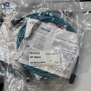 KEYENCE OP-88043 OP-88042 Ethernet <b>Cable</b> M12 Right Angle to <b>RJ45</b> NFPA79 Compliant for IX/IV Series Sensor OP 88043 OP 88042 - Product Image 1